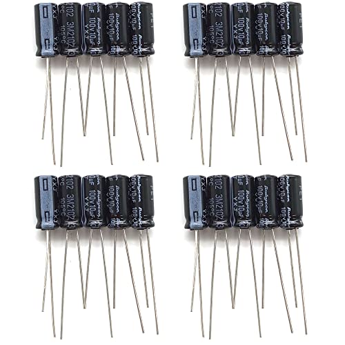 20 Stück Elko Kondensator YXJ 10uF 100V 105°C Low Impedance Kondensator Radial, 5x11mm