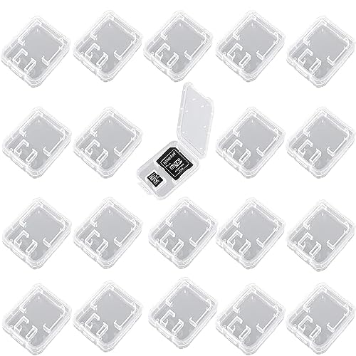 SD Karten Case,SD Karten Aufbewahrung Schutzbox Speicherkarten Hülle 20PCS SD Karten Hülle Speicherkarten Schutzbox SD Karten Etui SD Card Holder Memory Card Case