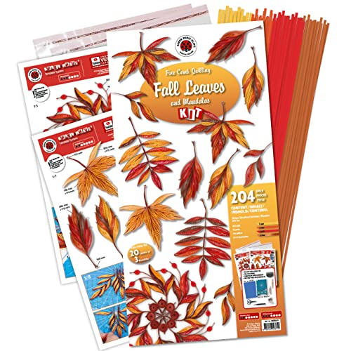 Karen-Marie Quilling-Set Fall Leaves 200 Stück