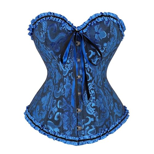 callmo Korsett Damen Schnürkorsett Vollbrust Rosa Corset Bustier Schwarz Vintage Bequem Korsage Corsage Gothic Mädchen Festlich Halloween Kostüm Halloween Kostüm Damen Gruselig Weißes Korsett Kleid