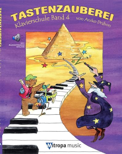 Tastenzauberei Band 4. Klavier Solo. Enthält Online-Audio