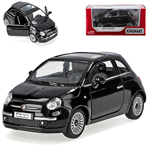 Generisch FIAT 500 Nuova Schwarz Coupe Ab 2007 ca 1/43 1/36 Modell Auto