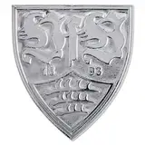 VfB Stuttgart Autowappen Chrom