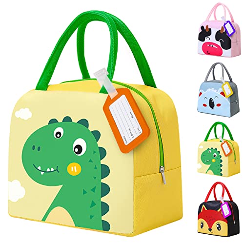 XiXiRan Lunchtasche Kinder, Kühltasche für Lunchboxen, Lunchbag Cute, Mini Kleine Lsoliertasche, Lunchpakete für Kinder Reisen School Arbeit