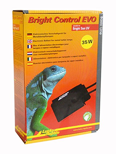 Lucky Reptile Bright Control EVO - 70 W Vorschaltgerät für Metalldampflampen - Elektronisches Vorschaltgerät für Bright Sun UV Strahler - Betriebseinheit UV Lampe - Zubehör Terrarium Beleuchtung, 1 Stück (1er Pack)