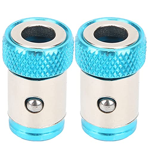 EVTSCAN 6,35 mm Magnetschraubendreher -Bitring, verbessert die Arbeitseffizienz, stabilen Legierungsstahl, für DIY -Reparaturen und vielseitige Schraubenhandlungen (Lake Blue)