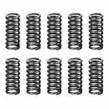 10 Stück 65Mn Federstahl Druckfeder 0.6x7x15mm(0.6mm Drahtdurchmesser x 7mm Außendurchmesser x 15mm Länge)