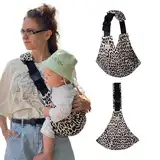 Tragetuch Baby, Kleinkind Trage, Babytrage tuch, Baby-Hüfttrage, 9 Monate bis 48 Monate, 100% Baumwolle, Weiche Babytrage, Umarhea Leopar Tragetuch