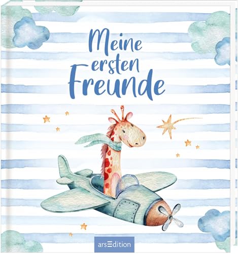 Meine ersten Freunde – Fahrzeuge (Aquarell-Optik): Freundebuch für Kita, Krippe, Kindergarten | für Jungen und Mädchen ab 2 Jahren