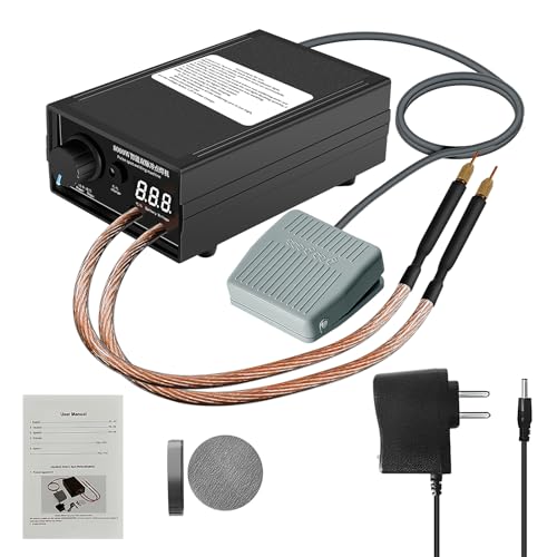 8000W Punktschweißgerät für akkus,Handschweißgerät, Tragbares Punktschweißgerät DIY Kit, Hochleistungs-Handschweißgerät mit Nickelband für 18650 Batteriepack Schweißgeräte (8.4, Volt)