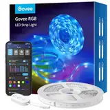 Govee WiFi LED Strip 5m, Smart RGB LED Streifen, App-steuerung, Musik Sync, Funktioniert mit Alexa und Google Assistant, Farbwechsel DIY Deko für Schlafzimmer Wohnzimmer