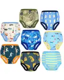 FLYISH DIRECT Baby Trainerhosen Töpfchentraining, 8er Pack Töpfchen Trainingshose für Mädchen Jungen, 2-7 Jahre, Waschbar und Wiederverwendbar, 100/3T