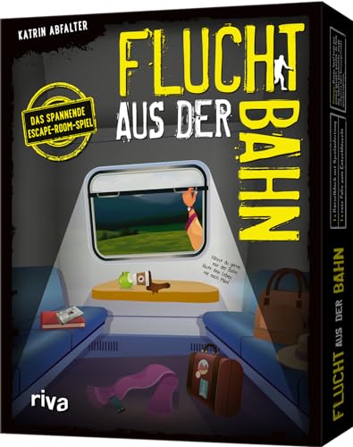 Flucht aus der Bahn: Das spannende Escape-Room-Spiel. Geschenk für Pendler, Reisende, Fans von Escape Room, Rätsel, Bahnsinn. Zum Geburtstag, Weihnachten, Spieleabend. Ab 12 J.