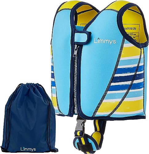 Limmys Premium Schwimmweste für Kinder – Moderne Schwimmhilfe für Jungen, Mädchen und Kleinkinder – Mit praktischer Tragetasche