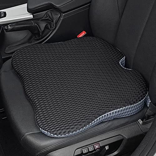 FOUNDCOOL Universal Memory Schaum Keilkissen Sitzkeilkissen, Verbesserung Autositzkissen Sitzerhöhung Fahrer, Ergonomisches Sitzkissen Auto Sitzauflagen für Autositze, Bürostuhl, Rollstuhl