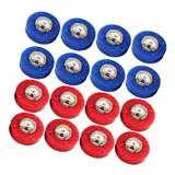 1 Satz Garnelenbrett Zubehör Minikugelrolle Schieber Perlenspielzeug Tisch-Shuffleboard-Spiel Gleitkugeln Brettspiel Rollende Perlen Gleitperlenspiele Plastik 20 Stück