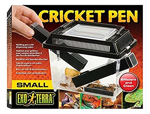 Exo Terrra Cricket Pen, Behälter mit Spenderröhrchen, Pflegeset für Grillen, groß, 21 x 30 x 19,5cm