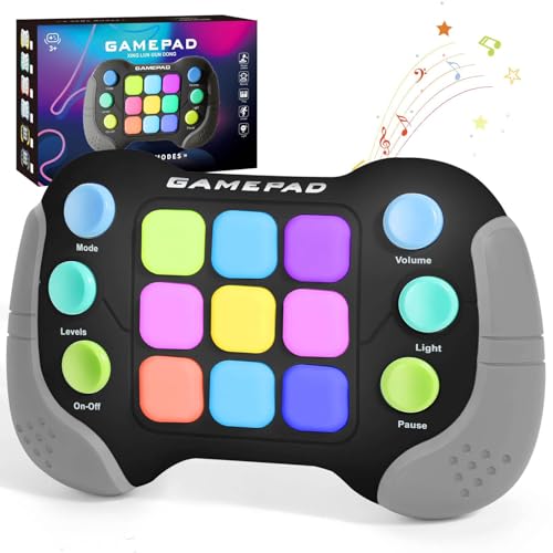 YouJabz Handheld-Spielekonsole, Quick Push Spiel Fidget Toys für Kinder Erwachsene, Pop Game Elektronisches Spiel Antistress Spielzeug Geschenke für Kids, Jungen und Mädchen