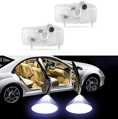 Duleutgnu 2 Stück Einstiegsbeleuchtung Türbeleuchtung Autotür Logo Türen Projektion Einstiegsleuchte Willkommen Dekorative Geist Lampe 3D Emblem Für Mazda 6 2004-2013((A)