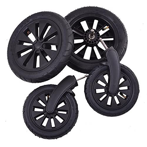 Komplettset Vorder- und Hinterräder Petite&Mars Street+ Kinderwagen Pneumatische Räder 4er-Set * gepumpten Rädern