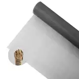 Fliegengitter Meterware 120 x 250 cm，Fliegengitter Fenster，Fliegennetz，Zuschneidbares Ersatznetz，Geeignet für Fenster, Wohnzimmer, Terrassentüren, Oberlichter, Terrassentüren (Grau)