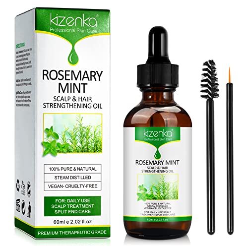 Rosmarin-Minz-Wachstumsöl, revitalisieren, stärken Ihr Haar und Ihre Kopfhaut– ein natürliches Haaröl für gesundes Wachstum
