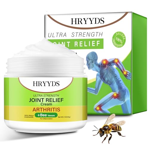 HRYYDS Bienengiftsalbe Gegen Schmerzen, Lindert Gelenkschmerzen, UnterstüTzt Die Gesundheit Von Gelenken Und Knochen, FöRdert Die Entspannung Der Muskeln Und Reduziert Schwellunge（1）
