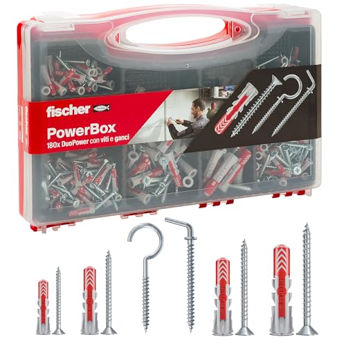 Fischer 564282 REDBOX PowerBox DuoPower Koffer, rot