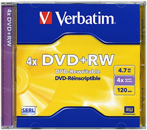 Verbatim DVD+RW 4X 4,7GB Scratch Resistant Surface