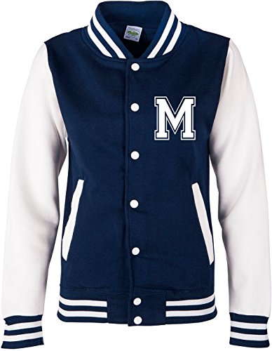 EZYshirt® Wunschinitalen Wunschnummer College Jacke für Damen | Herren | Kinder