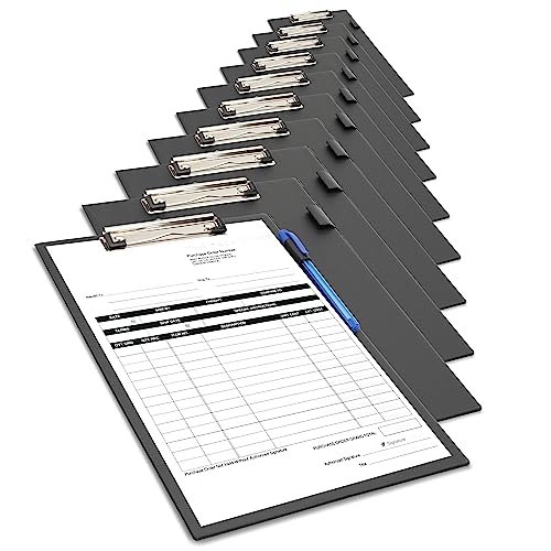 Rapesco 1745 Business Pack: 10 Klemmbretter, A4+, Schwarz