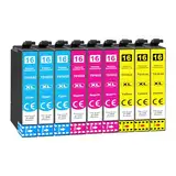 16XL Druckerpatronen Kompatibel für Epson 16 Patronen 16 XL Kompatible mit Workforce WF-2760 WF-2630 WF-2510 WF-2660 WF-2010 WF-2750 WF-2650 WF-2540 WF-2530 (Cyan, Magenta, Gelb, 9er-Pack)