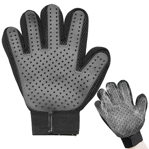 1 Stück Katzenhandschuh,Katzenbürste Handschuh,Katzen Handschuhe Fellpflege,Fellpflegehandschuh Katze,Fellpflege Katze,Katzen Handschuh,für Hunde,Katzen,Kurzhaar,Langhaar (Rechte Hand)