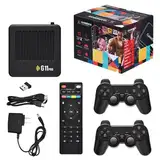 Retrowave G11 Pro, G11 Pro Game Box, G11 Pro Konsole Controllers, Retro Spielekonsole 4K, 60+ klassischen Emulatoren Videospielkonsole with 2 Wireless Dual Controllers (256G)