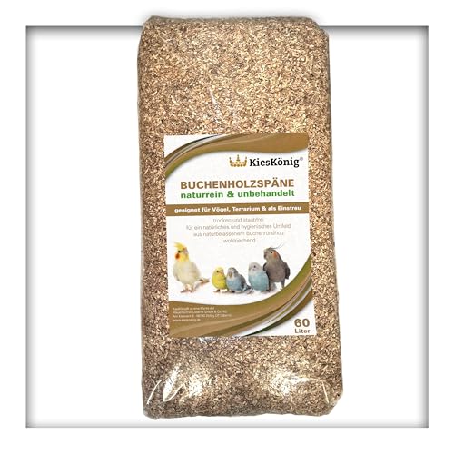 60 Liter Buchenholzgranulat Vogelsand Bodengrund Terrariensand Einstreu Terrariumsand Tiereinstreu Körnung Medium 3,0-5,0 mm