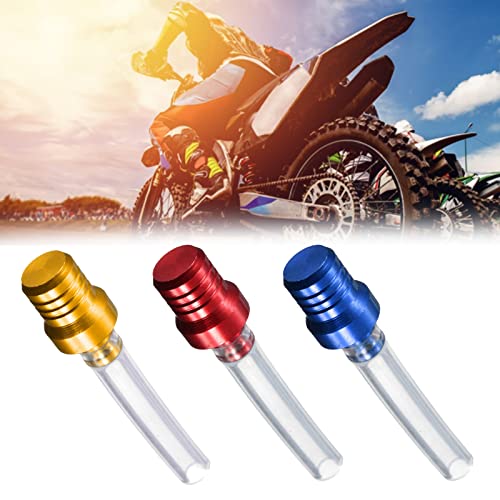 Motorrad Kraftstofftank Tankdeckelventil, Tankdeckel Entlüfter Schlauch, 3 Stück Motorrad Alu Entlüftungsrohr, Universal Entlüftung Entlüftungsschlauch, Motorrad Entlüftung Schlauch