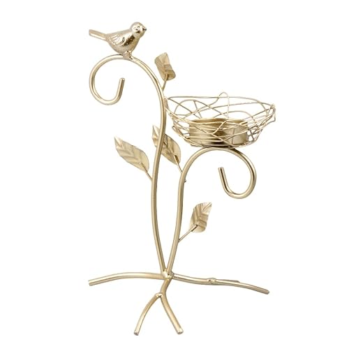 Warmhm Adorno para Mesa De Rustikale Hochzeitsdeko Metalldekor Rustikaler Osterkerzenhalter Kerzenbecher Metall Esstisch Accessoires Dekoratives Kerzenhaltertablett