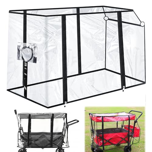 Regenschutz Für Bollerwagen Kinder, Bollerwagen Regenschutz, Universal Regenschutz Für Bollerwagen, Regenabdeckung, Bollerwagen Regenabdeckung Regenschutz Bollerwagen Universal 91 * 51 * 74