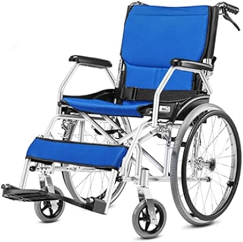 HADECOLL Leichtgewichtiger Rollstuhlfahrer， Faltbarer Rollstuhl aus Aluminium，