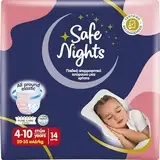 Babylino Safe Nights Girl, Höschen für die Nacht, für Mädchen von 4 bis 10 Jahren (20-35 kg), 14 Stück