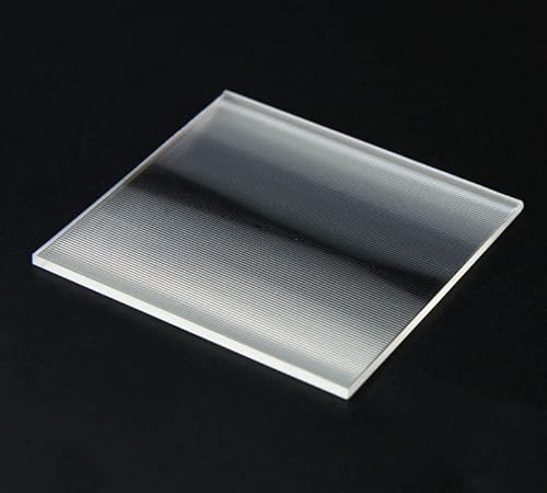Generisch 1 Stück 200mm*38mm*4mm Linear Fresnel Linse PMMA Acryl LED Spot Linse Strip Spot Fresnel Linse, Brennweite 26mm