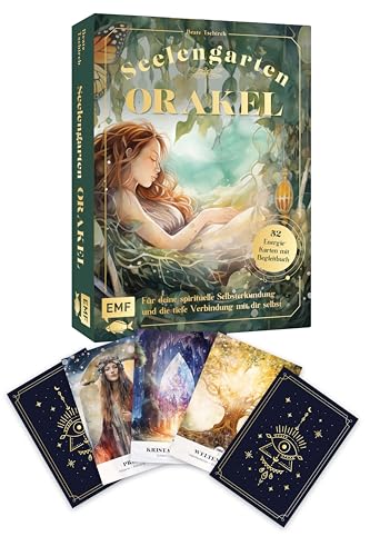 Orakel-Karten-Set: Seelengarten | Für deine spirituelle Selbsterkundung und die tiefe Verbindung mit dir selbst: 52 Orakel-Karten mit Begleitbuch