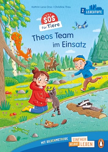 SOS für Tiere – Theos Team im Einsatz: Erstlesebuch ab 6 Jahren - Ideal zum ersten Lesenlernen ab der 1. Klasse (PENGUIN JUNIOR – Einfach selbst lesen: 2. Lesestufe, Band 2)