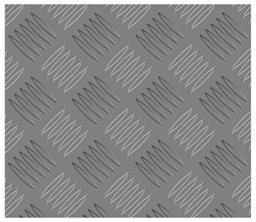 STORMGUARD 18AM034, Aluminium, 1000 x 200 x 2 mm, 2 Stück Riffelblech, 500 X 250 X 2mm