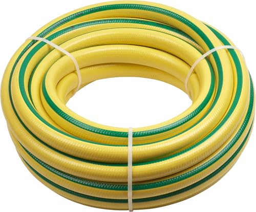 Meister Schlauch Trikotgewebe, 19,05 mm (3/4 Zoll) - 10 m Länge - Zur Bewässerung großflächiger Gärten - Knickfest & Abriebfest - UV-beständig/Gartenschlauch aus Erst-PVC/Wasserschlauch / 9930180