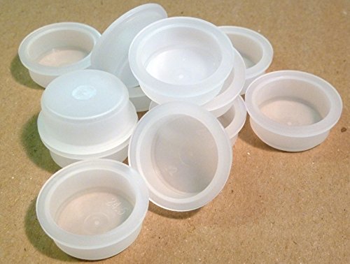 22,5 mm LDPE Stopfen, Kunststoff, Schutzstopfen, Blindstopfen, Weiß, Abdeckstopfen (Rohrstopfen), verschiedene Mengen verfügbar (20)