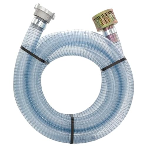 FLEXTUBE FT-S STORZ C + SAUGKORB - Ansaugschlauch 50mm (2 Zoll) + Storz C Kupplung + Saugkorb, Länge 5m, Saugschlauch, Pumpenschlauch, Wasserschlauch, Schmutzwasserschlauch