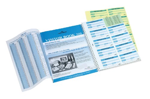 Durable Besucherbuch mit 300 Namensschildern