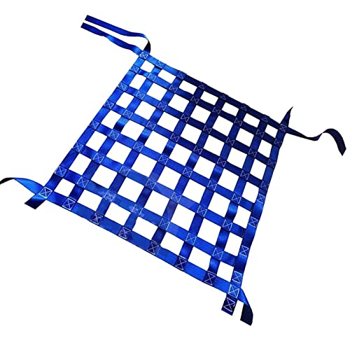 Hängendes Hebe-Gepäcknetz - Anhänger Netz, Lastenhebesack, Materialhandhabungsgurte, Sicherheitsnetz Zum Aufhängen Von Lasten, Reißfestigkeit Der Hafensicherheit Starke Tragende Sacknetze, Blau