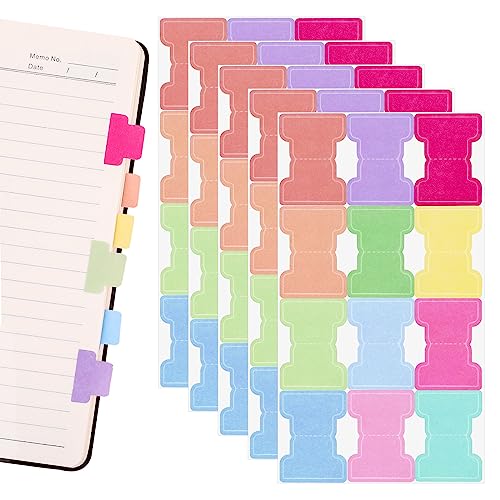 Haftmarker, Index Tabs Selbstklebend, Stabile Haftnotizen Tabs Pastell, Page Marker, Book Tabs, Trennstreifen, Annotating Supplies für Notizbücher Kalender Planer Bibelregister